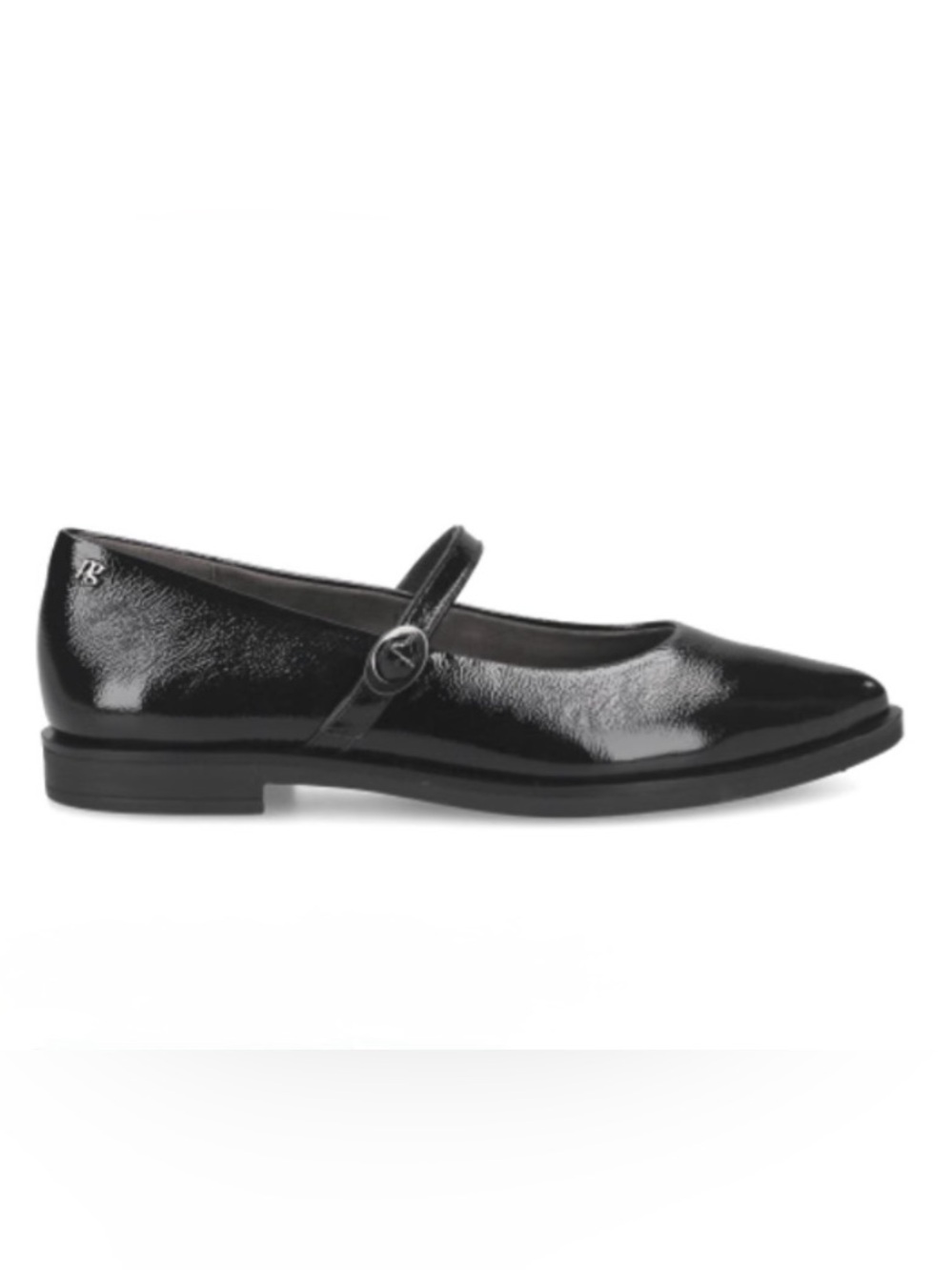 Mary Jane crinkled Leather Flat. Women's Leather Loafer. US sizes